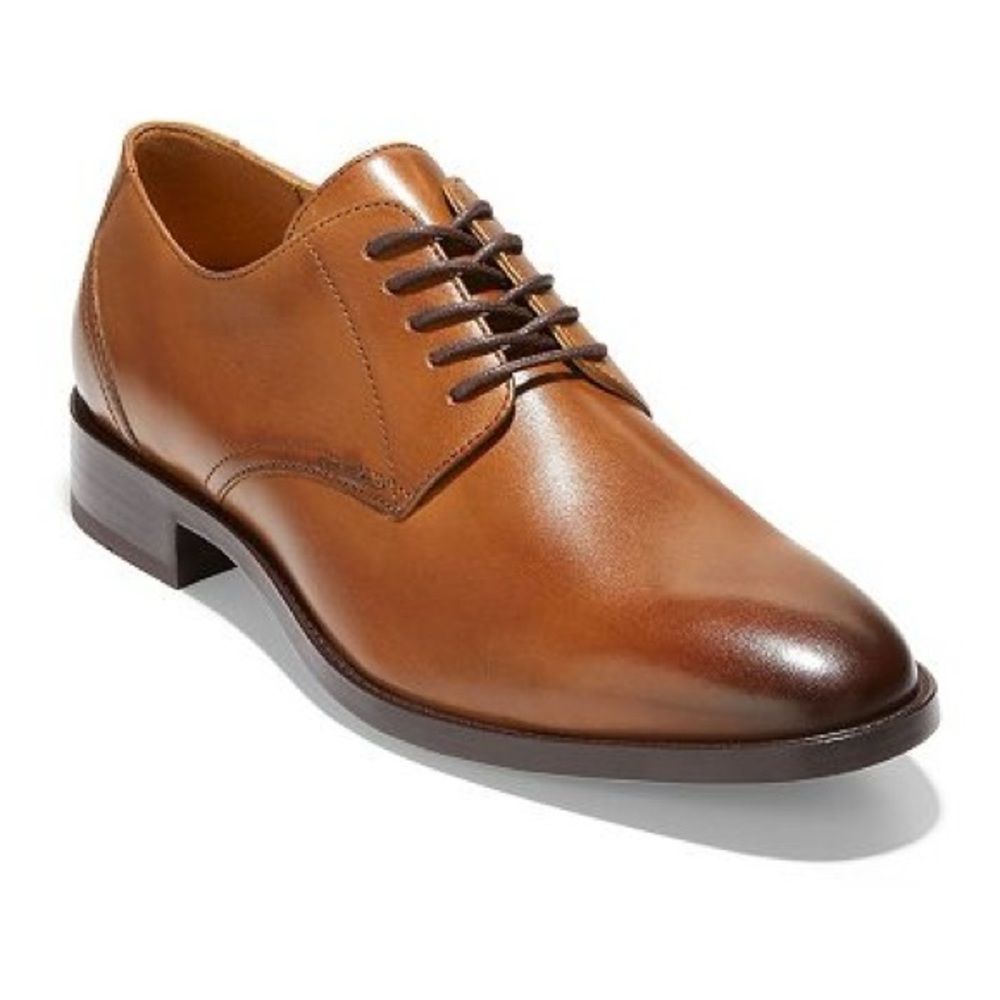 Men’s Cole Haan size 7 Hawthorne Leather Dress Shoes British Tan